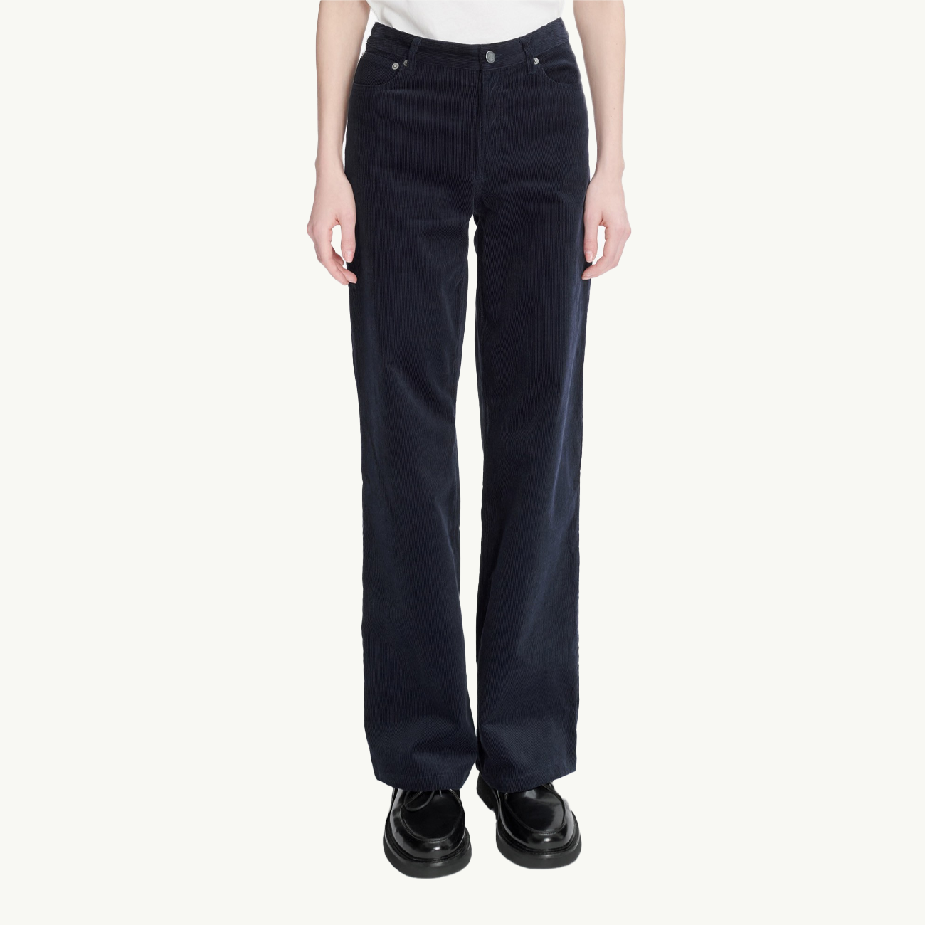 Elisabeth Corduroy Pant - Navy Blue