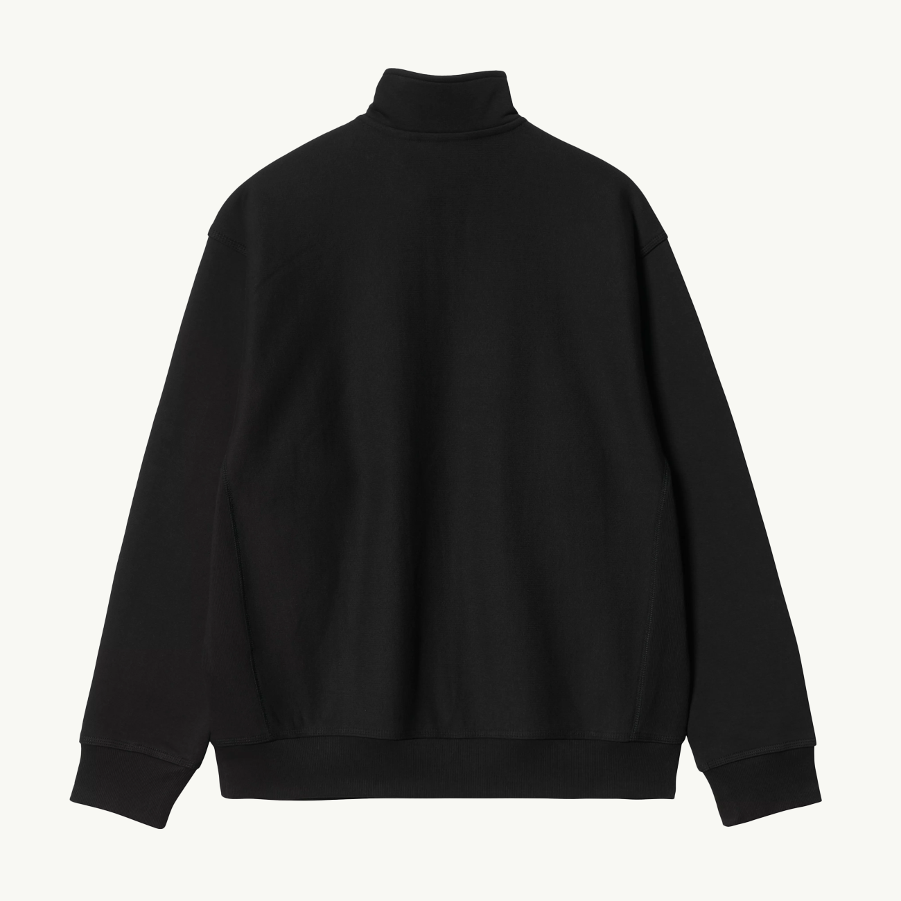 Half Zip American Script Sweat - Black
