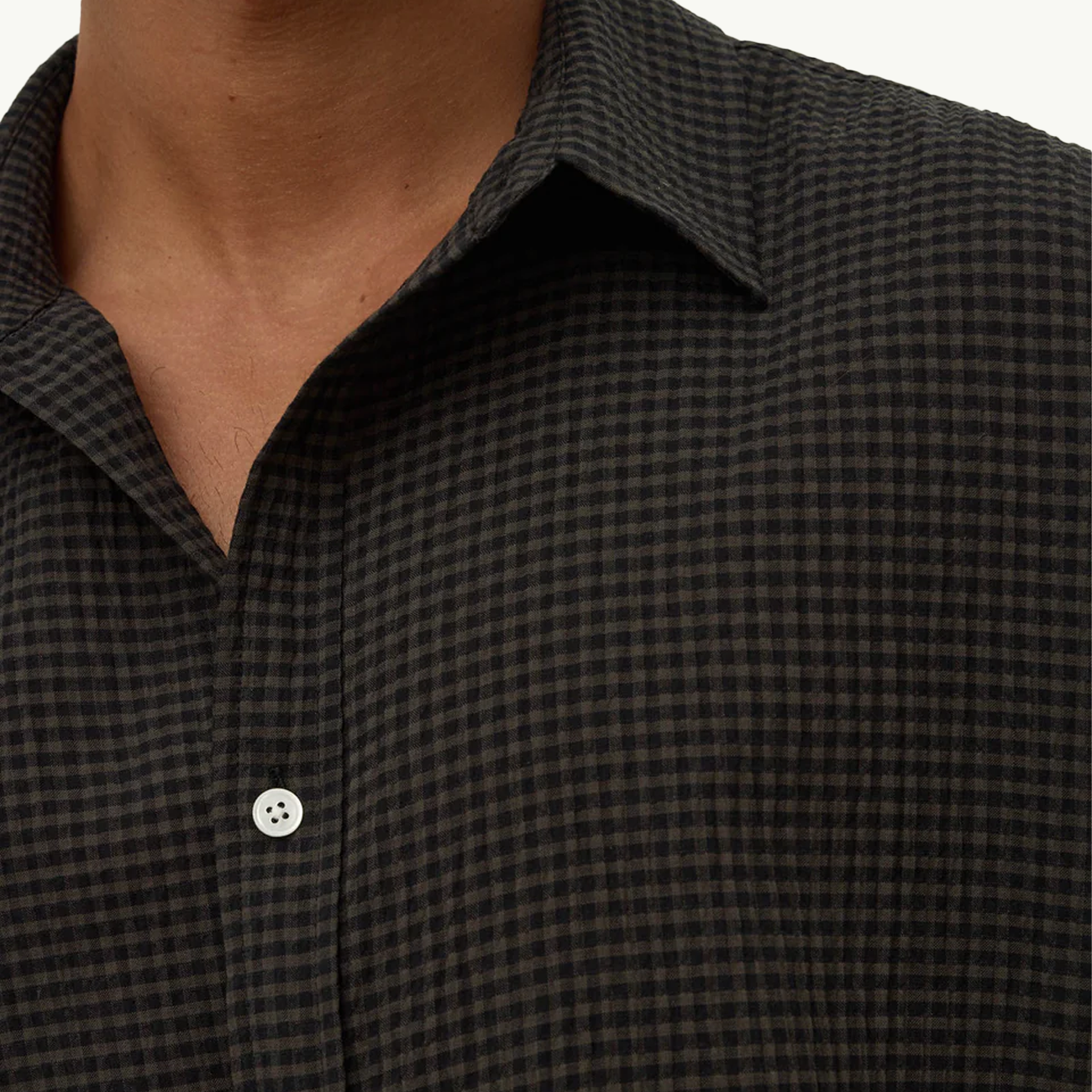 Murphy Longsleeve Shirt - Moss/Black