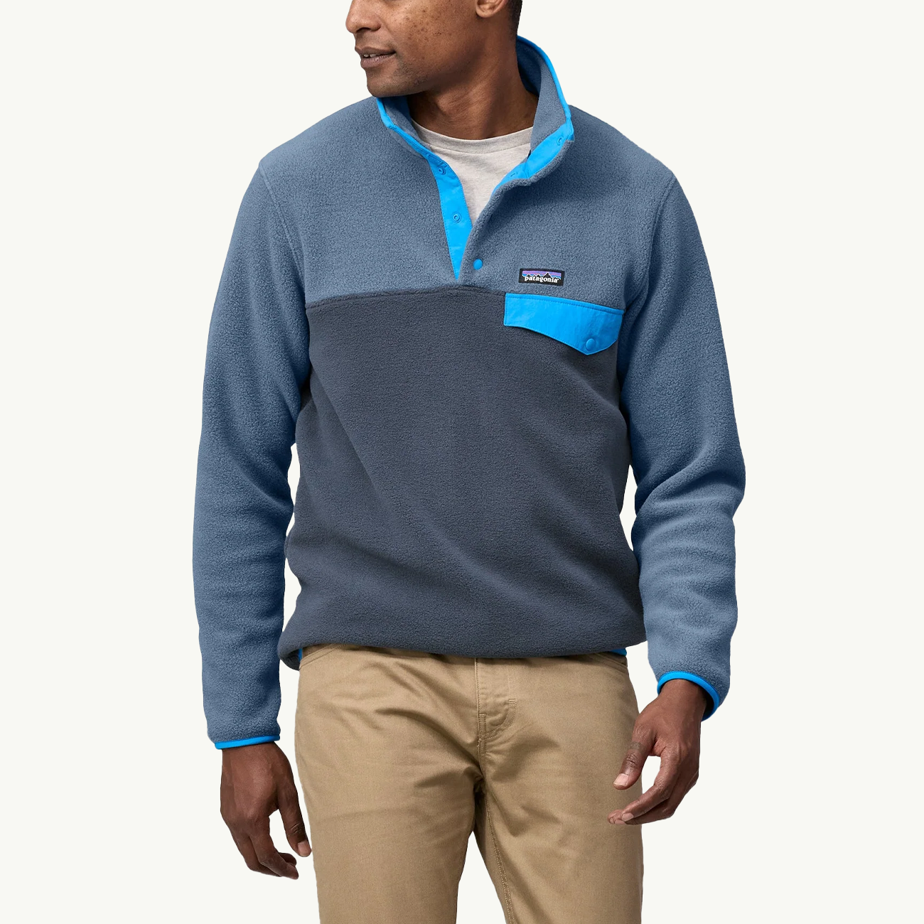 LW Synch Snap T Pullover - Smolder Blue