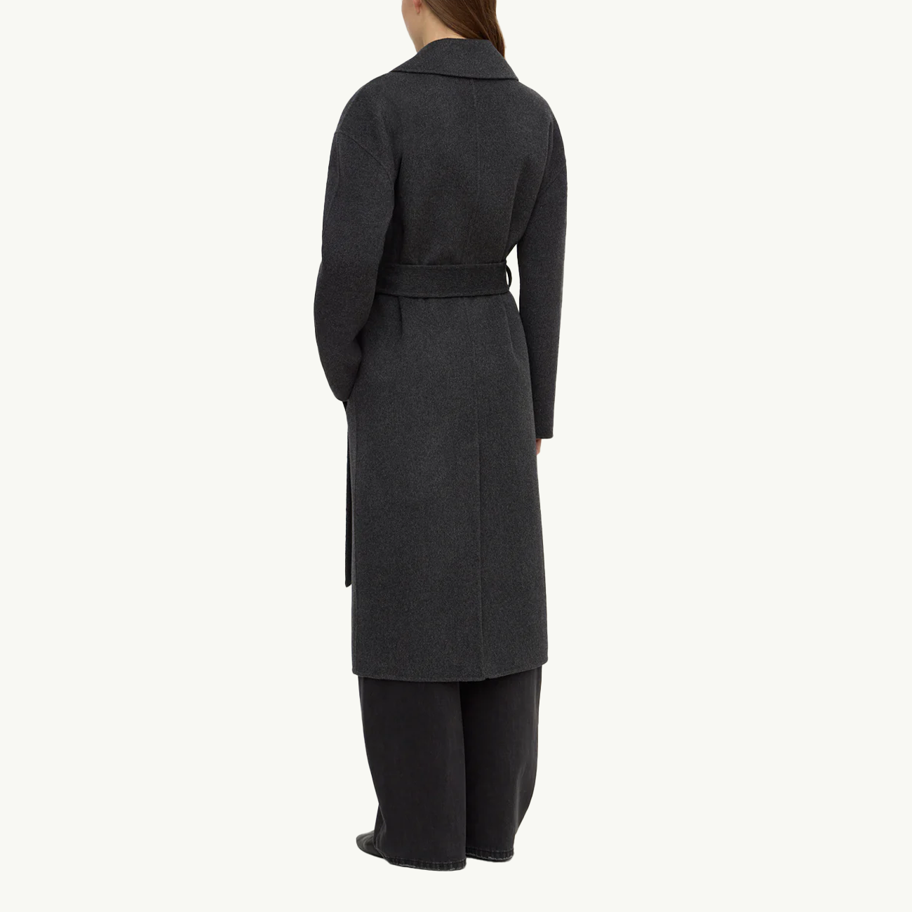 Ivy Wool Coat - Charcoal Marle