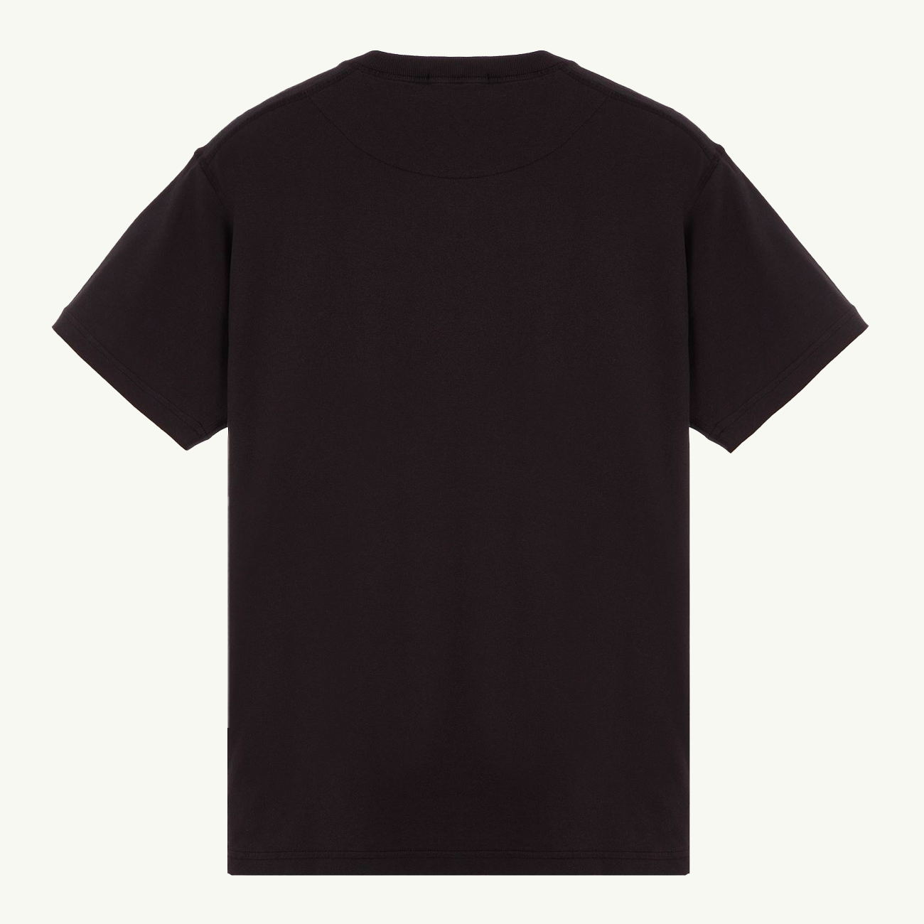 T-Shirt SS Compass Patch Overlock - Black 2979