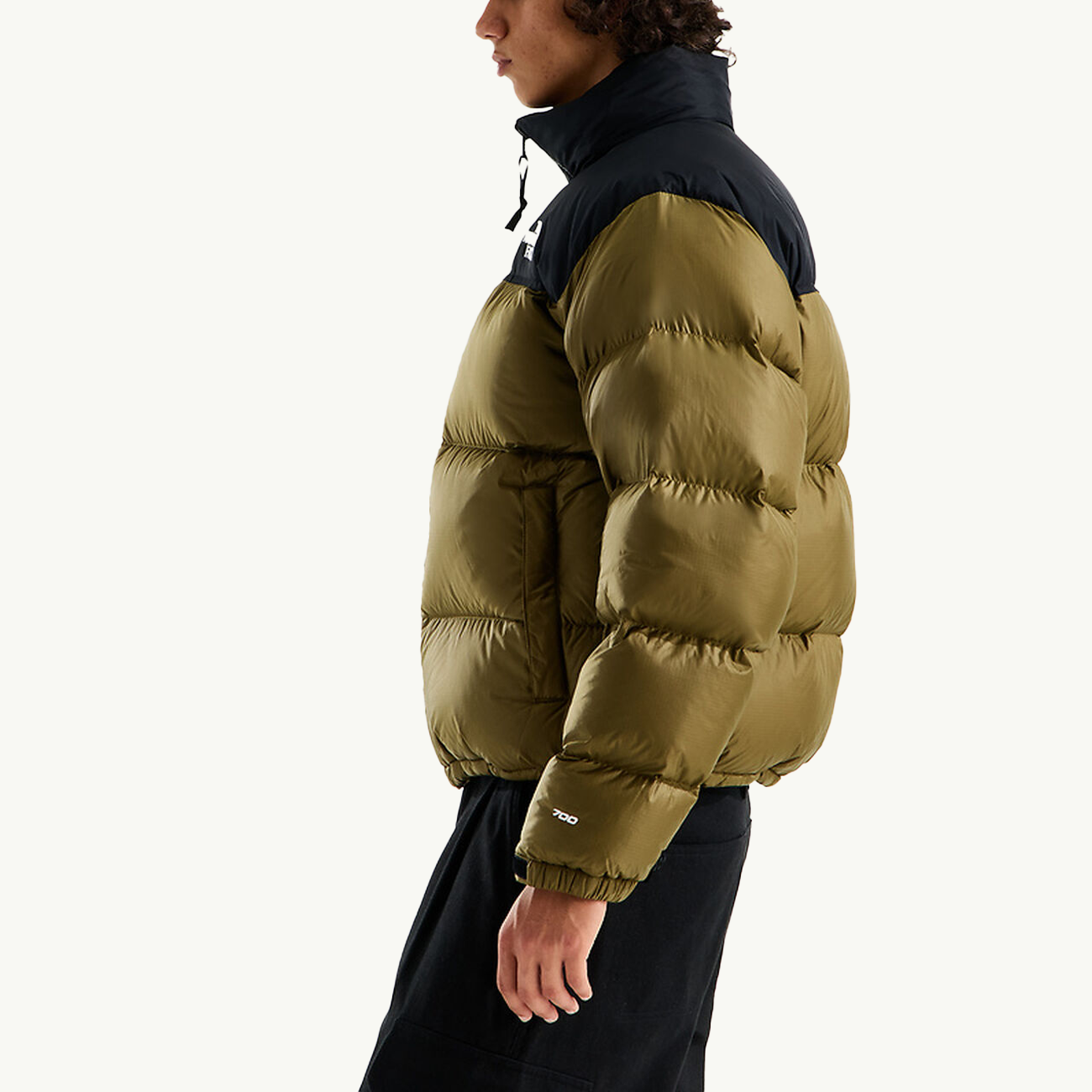 96 Retro Nuptse Jacket - Caraway Seed/TNF Black