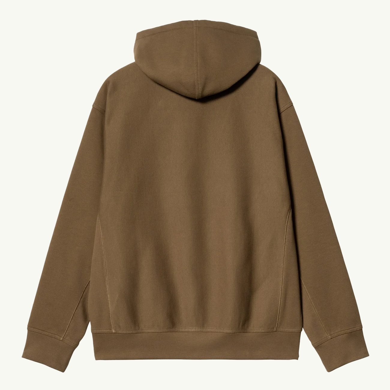 American Script Hooded Sweat - Lumber