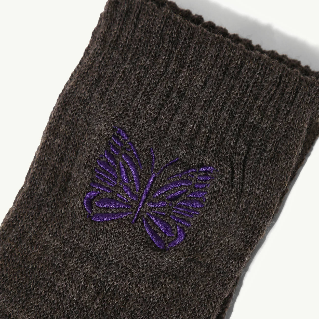 Rib Socks Shetland Wool - Umber