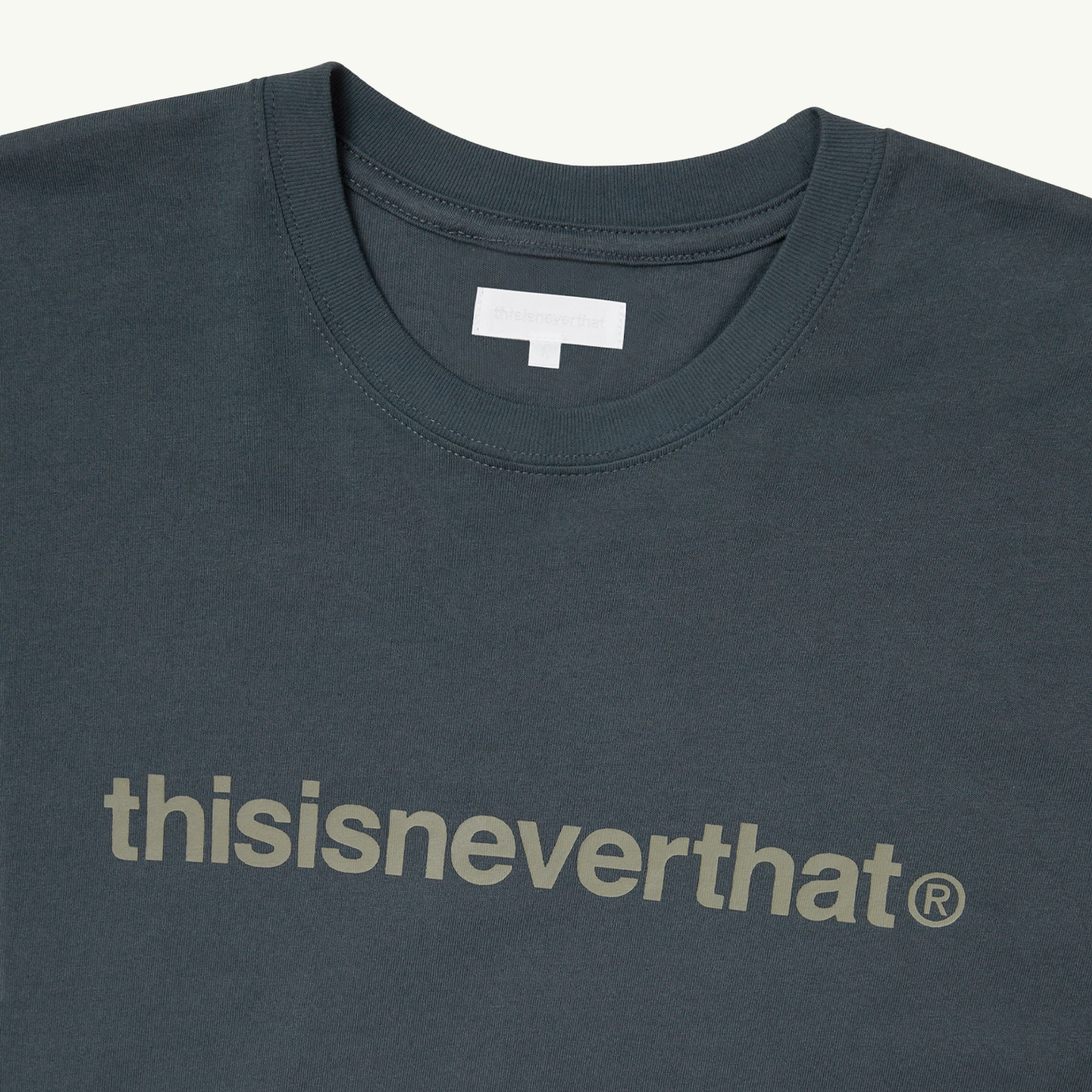 T-Logo Tee - Blue Grey