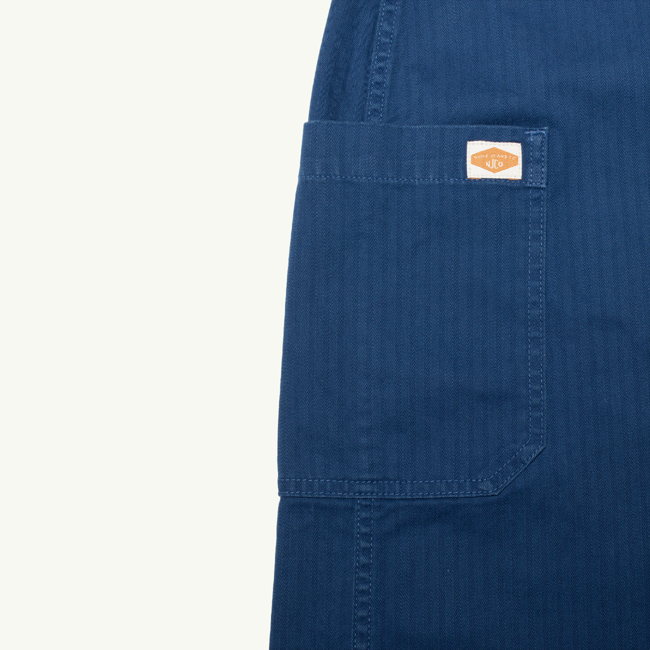 Irma Skirt Herringbone - Blue