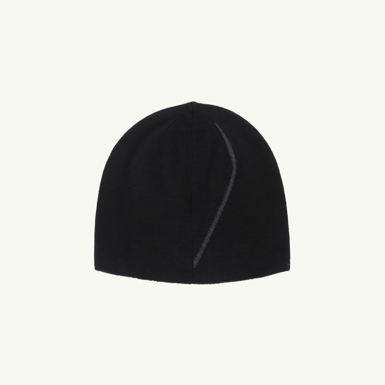 Logo Wool Beanie - Black