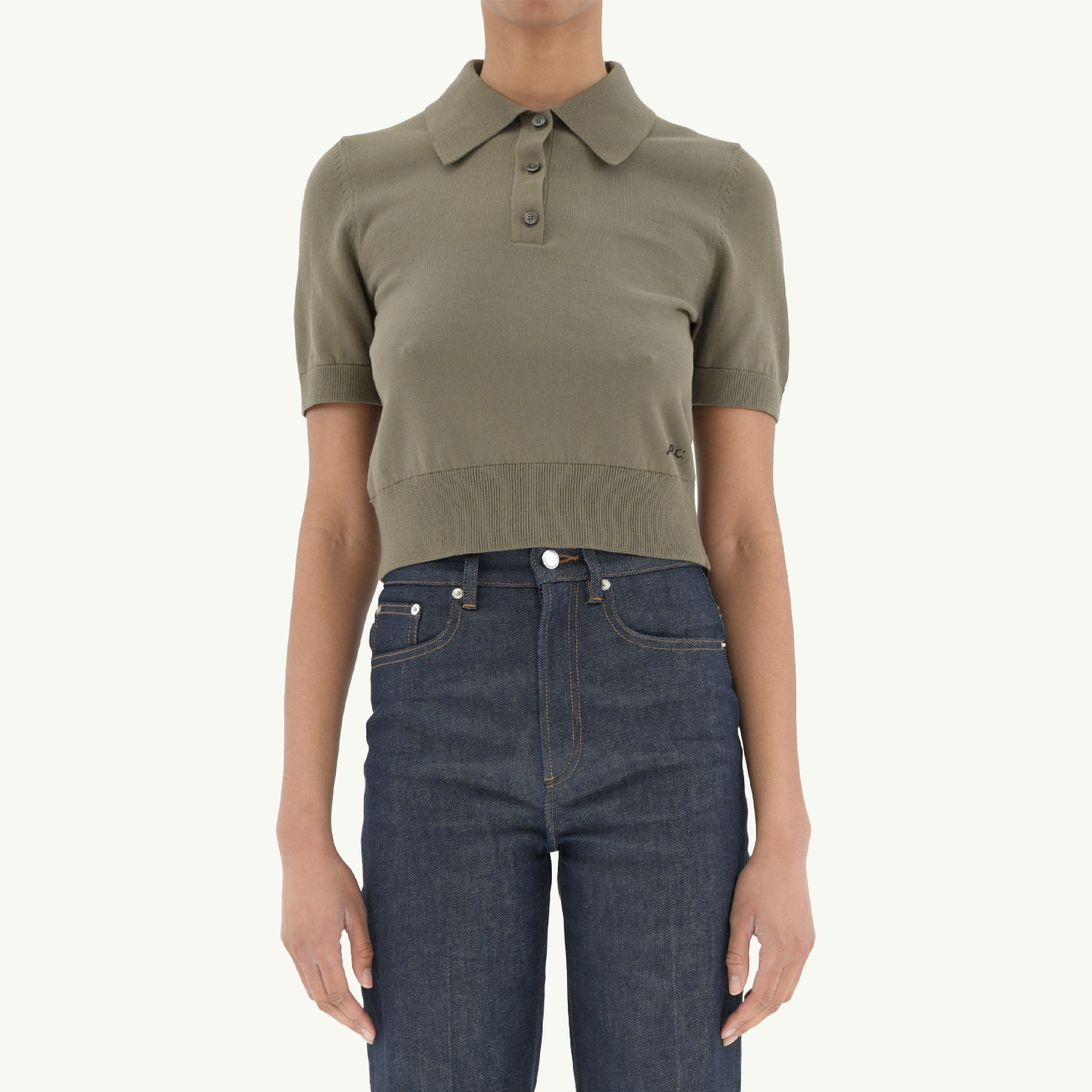 Women's Polo Top - Khaki