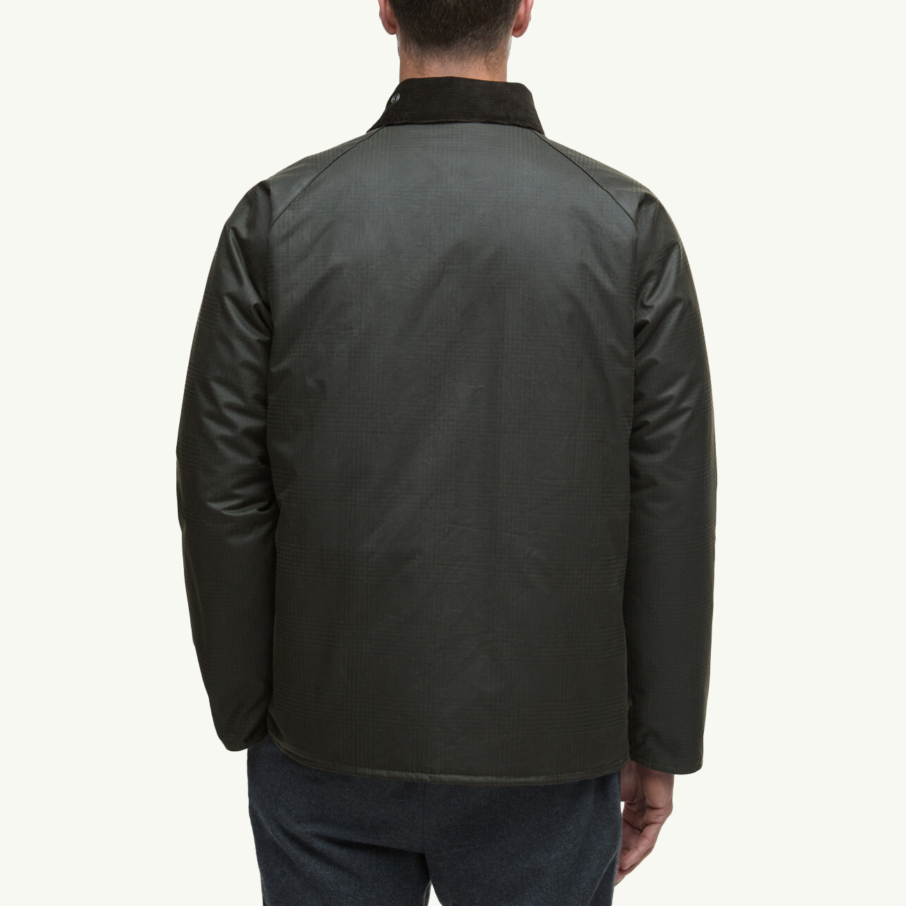 Modern Beaufort Check Wax Jacket - Olive Check