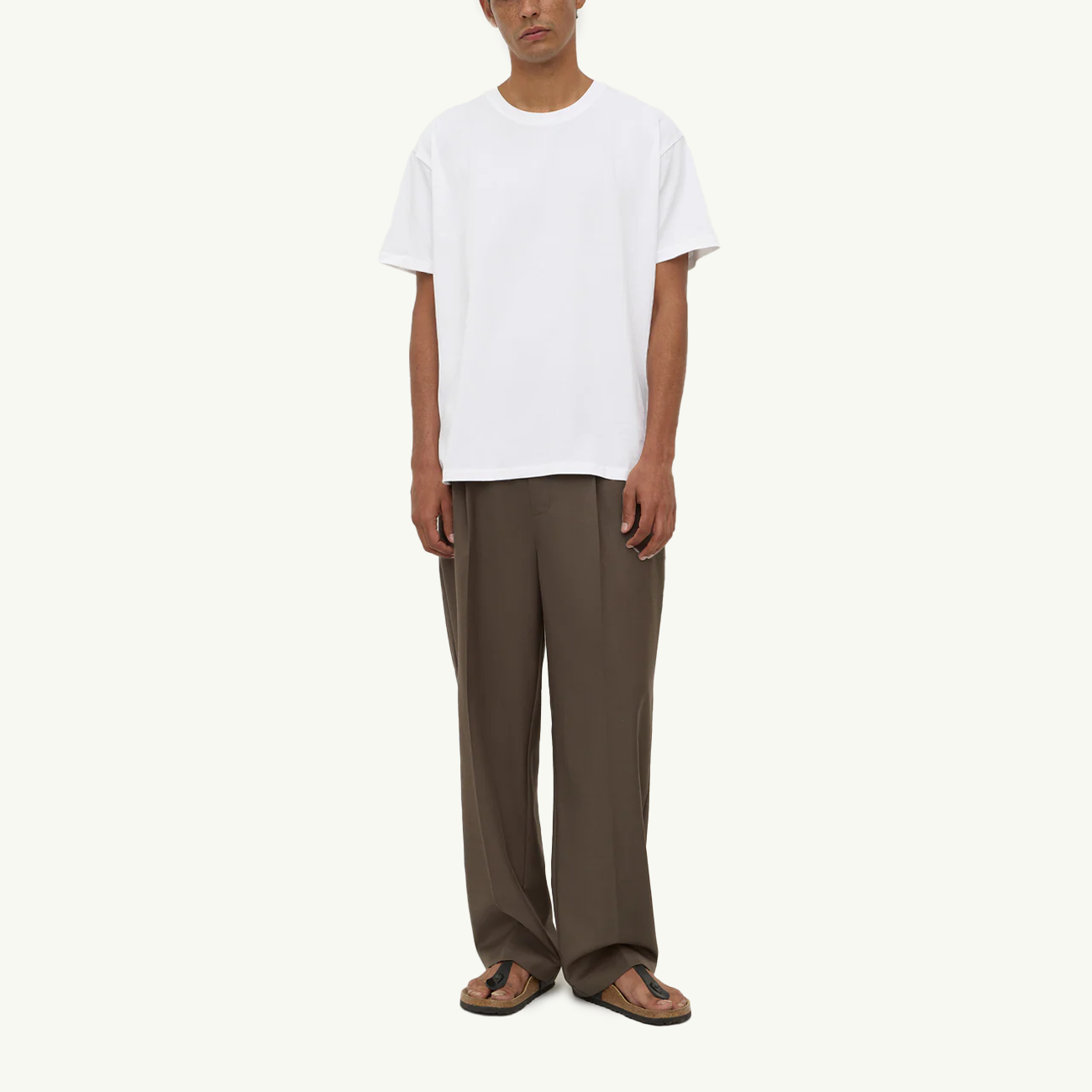 Ari Tailored Pant - Ganache Marle