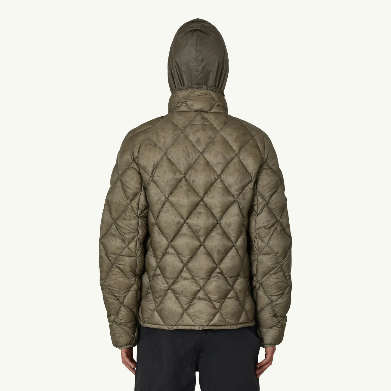 Nuna 800 Fill Power Hooded Down Jacket - Sage Green