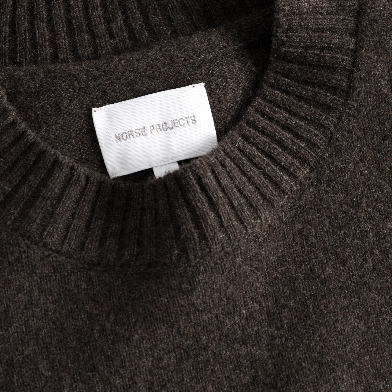 Norse Standard Merino Lambswool Sweater - Heathland Brown