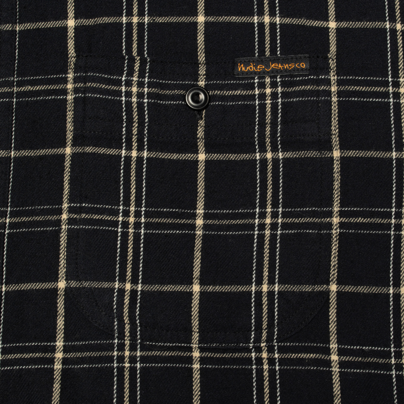 Julian Worker Shirt Checked - Black