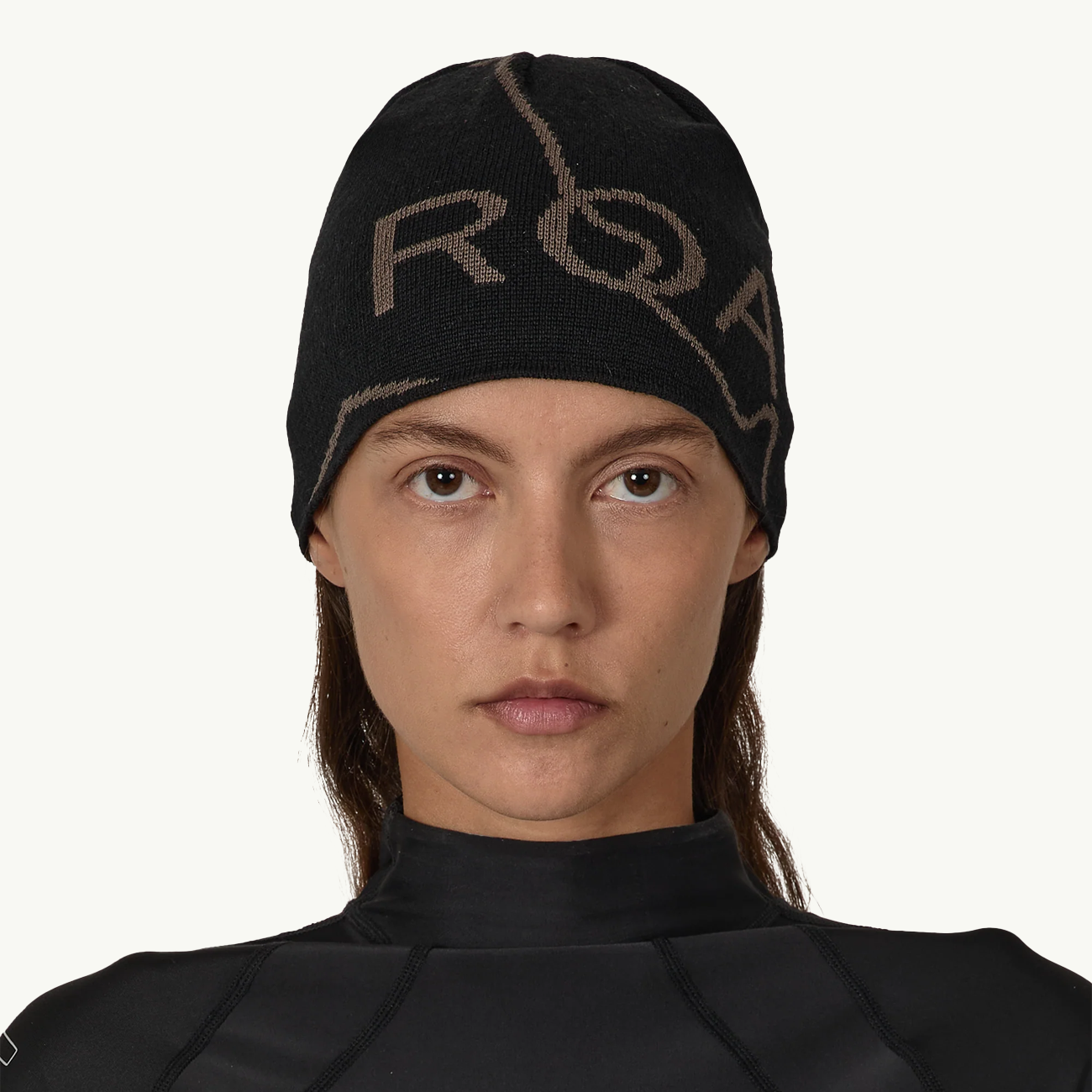 Logo Wool Beanie - Black