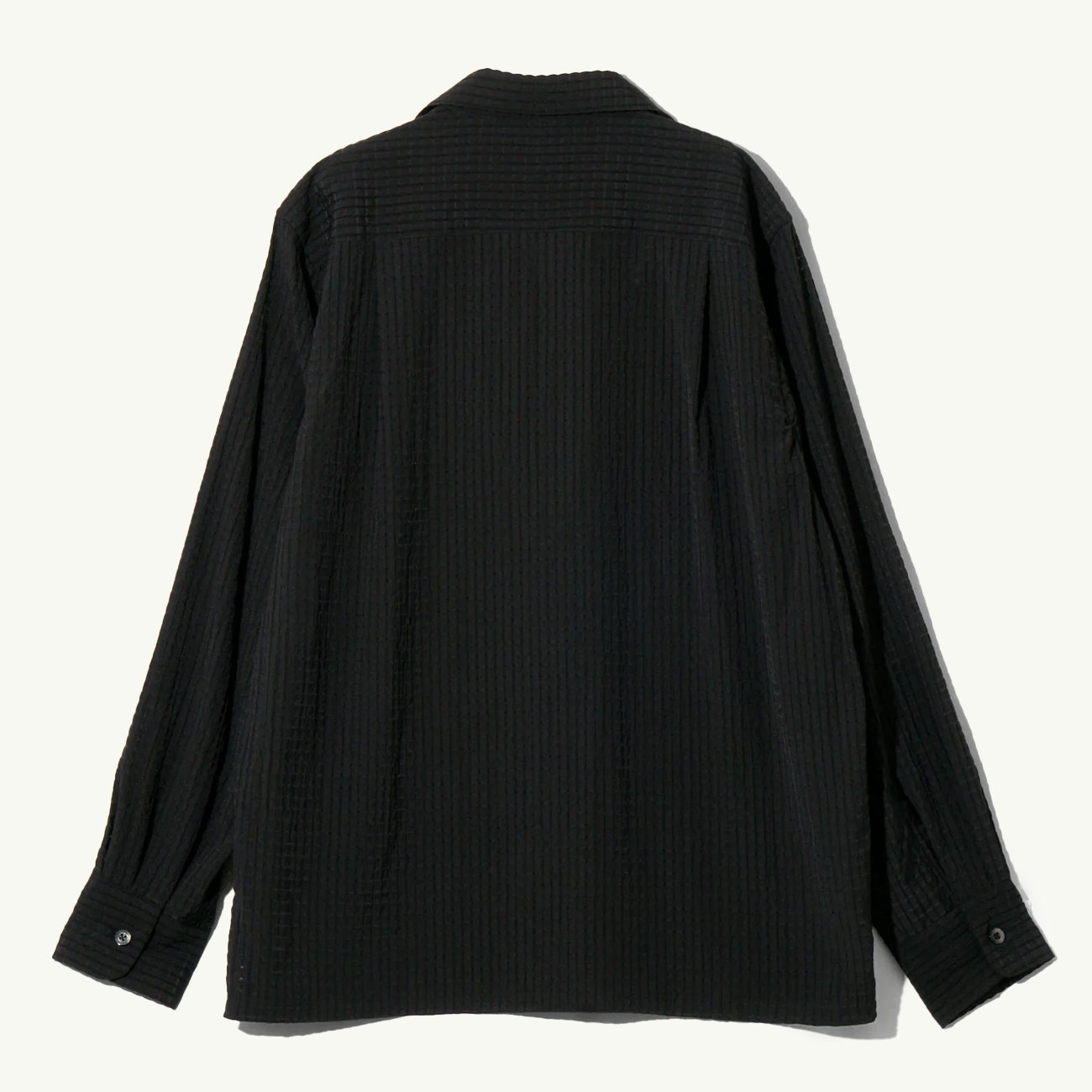 6 Pocket Dobby Shirt  - Black
