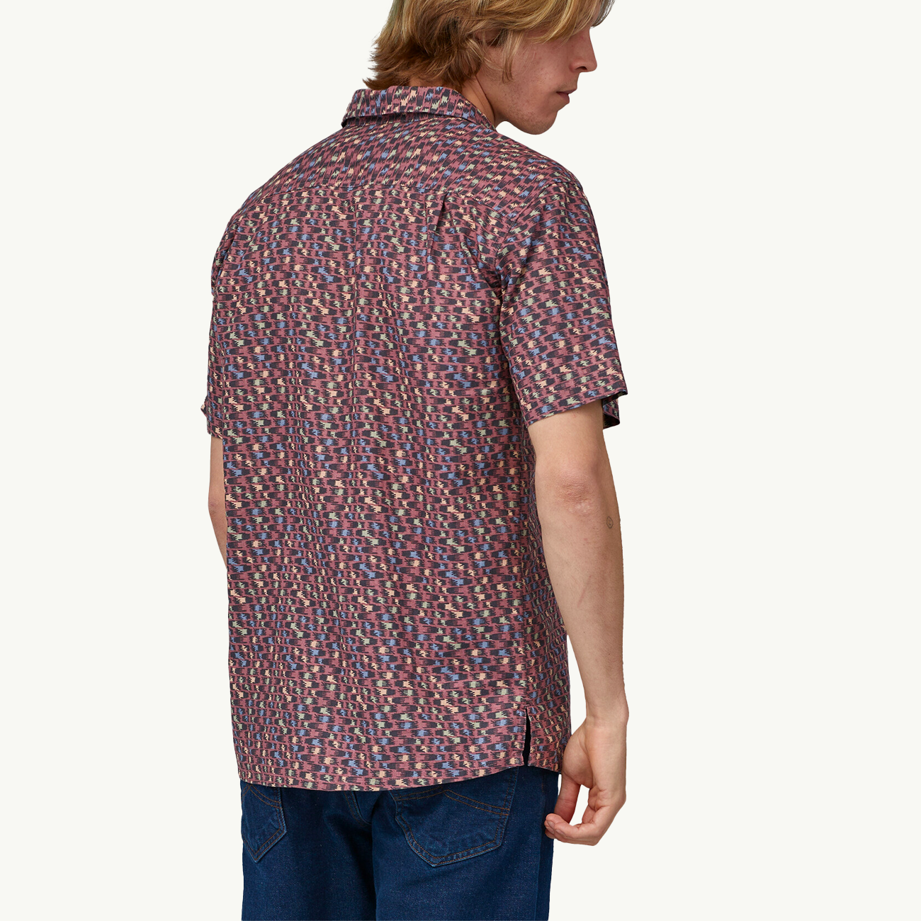Back Step Shirt Intertwined Hands - Evening Mauve