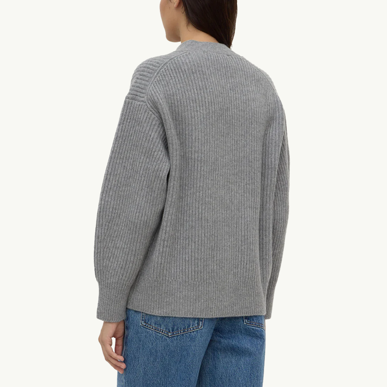 Paloma Knit Cardigan - Grey Marle