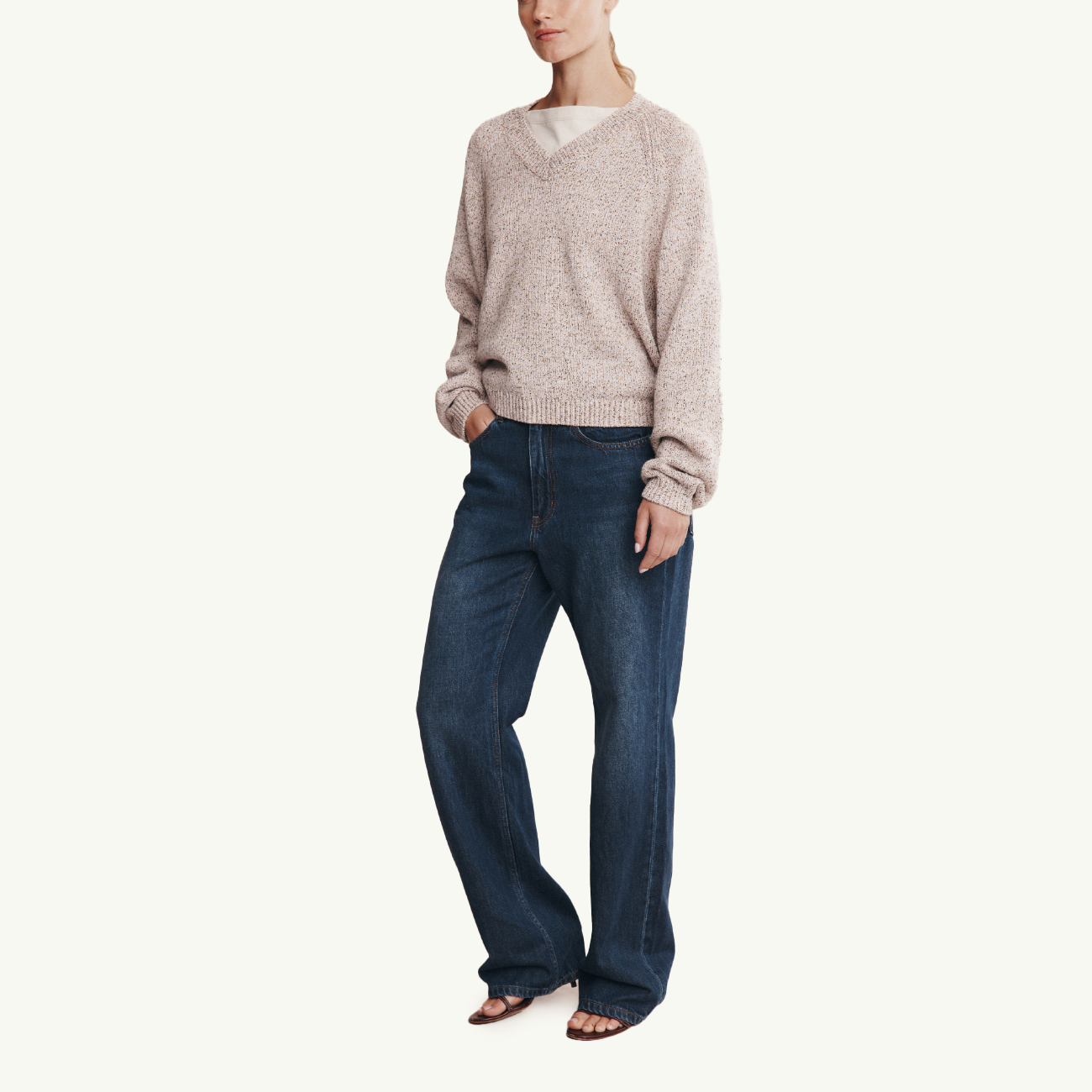 Moss Sweater - Fleur Speckle