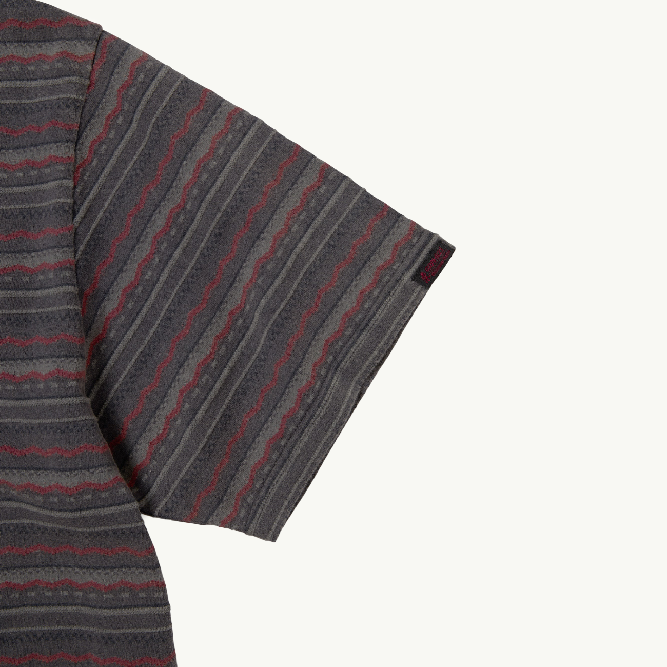 TINT x GRAMICCI Faded Striped Tee - Charcoal