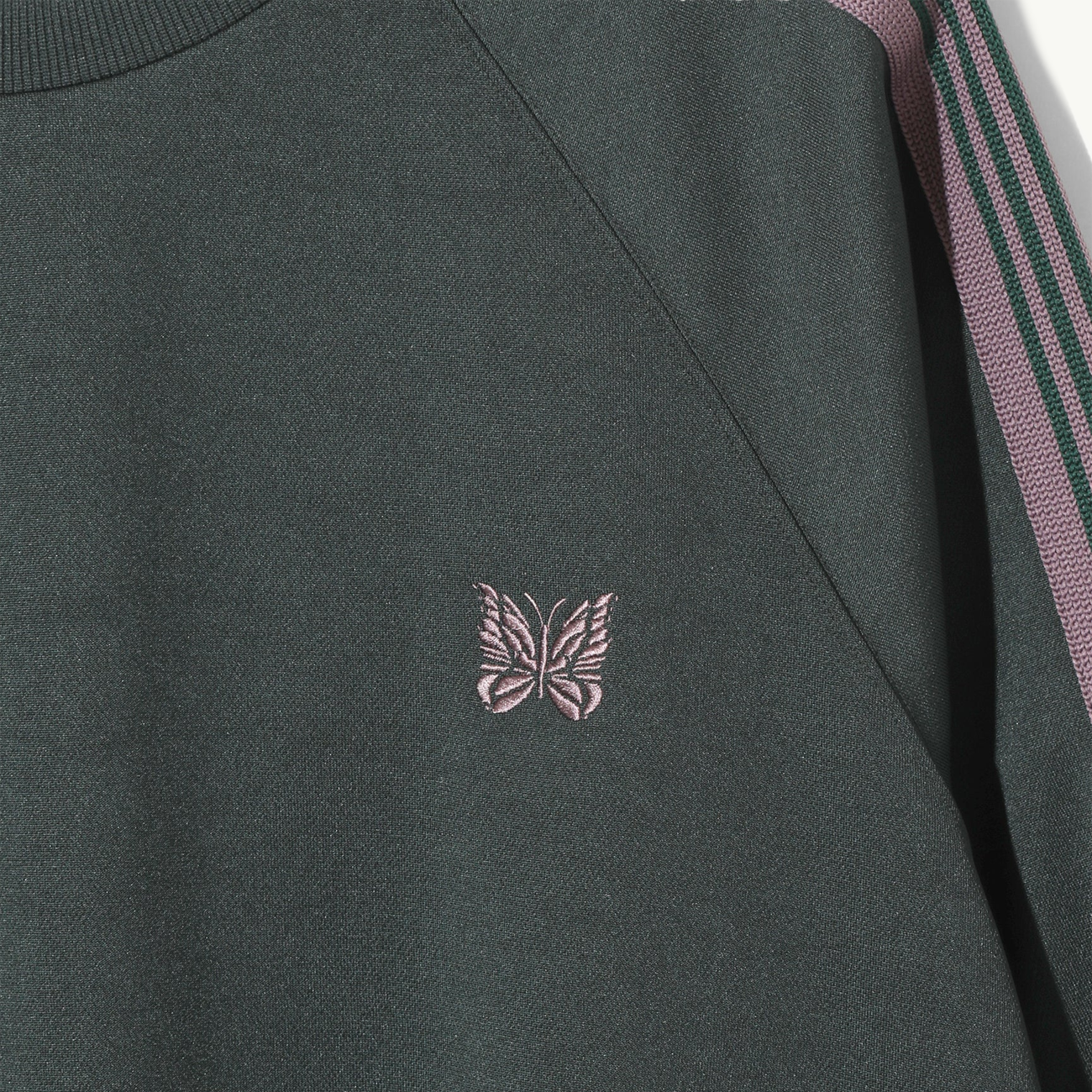 Track Crew Neck Shirt Poly Smooth - Green