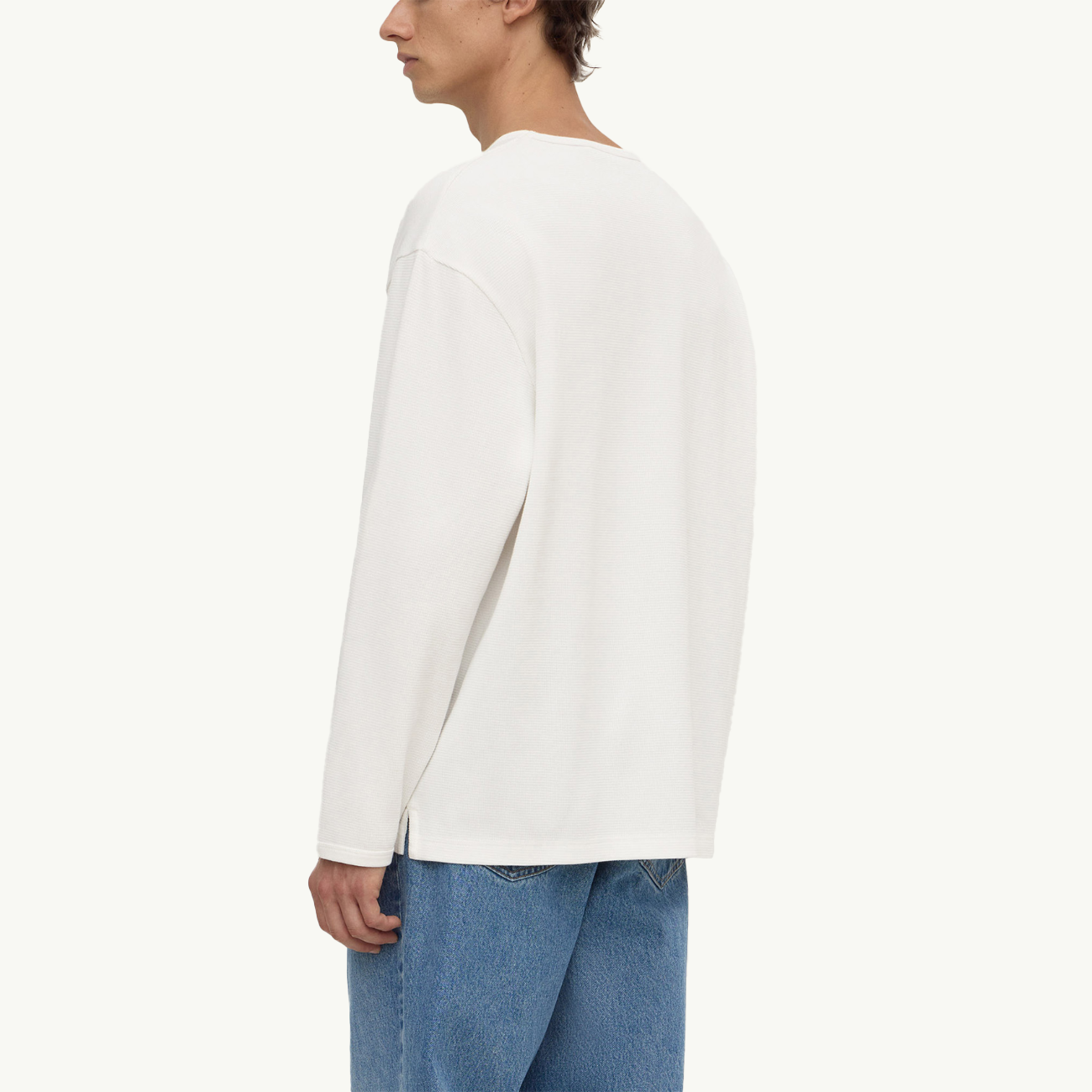 Layne Long Sleeve Tee - Antique White