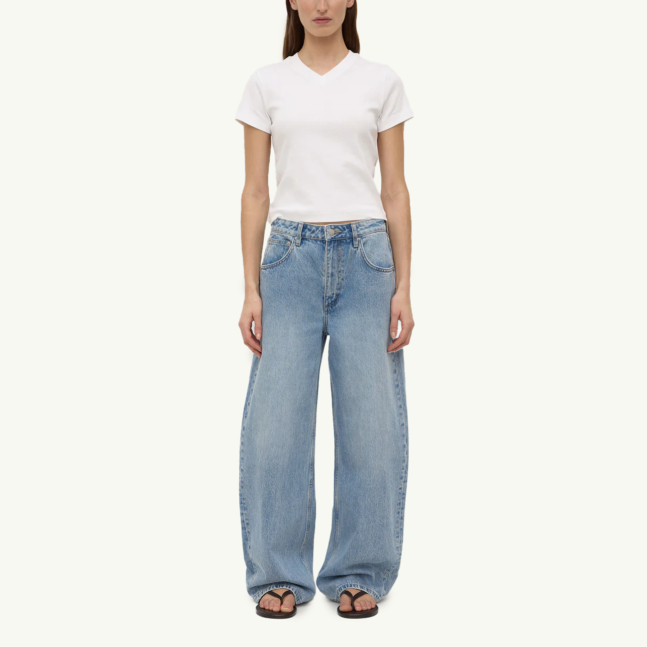 Low Curve Mid Rise Jean - Indigo Fade