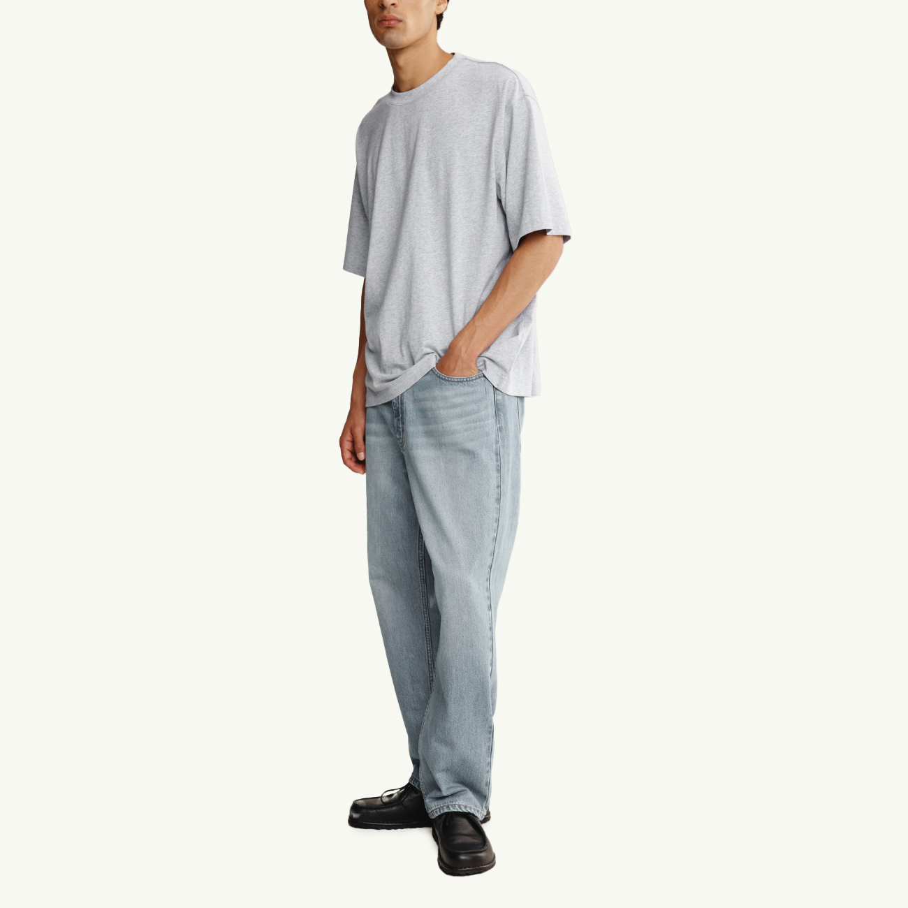 Gill Tee - Grey Marle