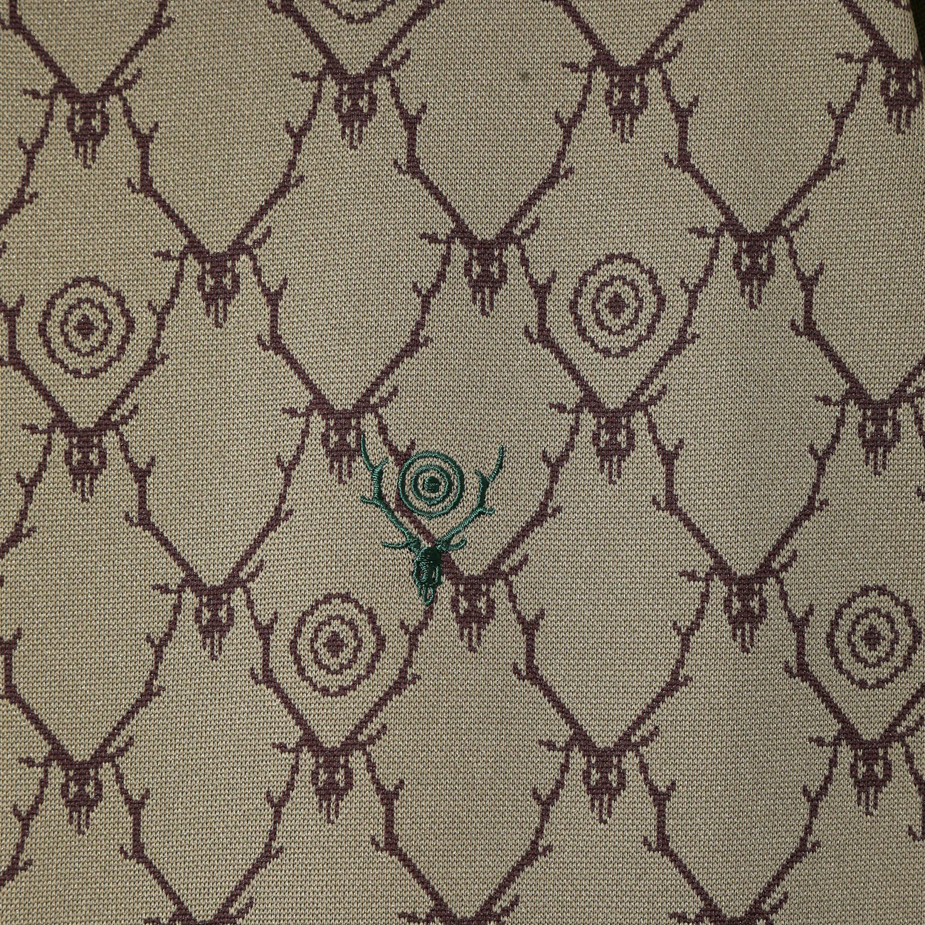 Trainer Jacket Poly Jacquard - Khaki