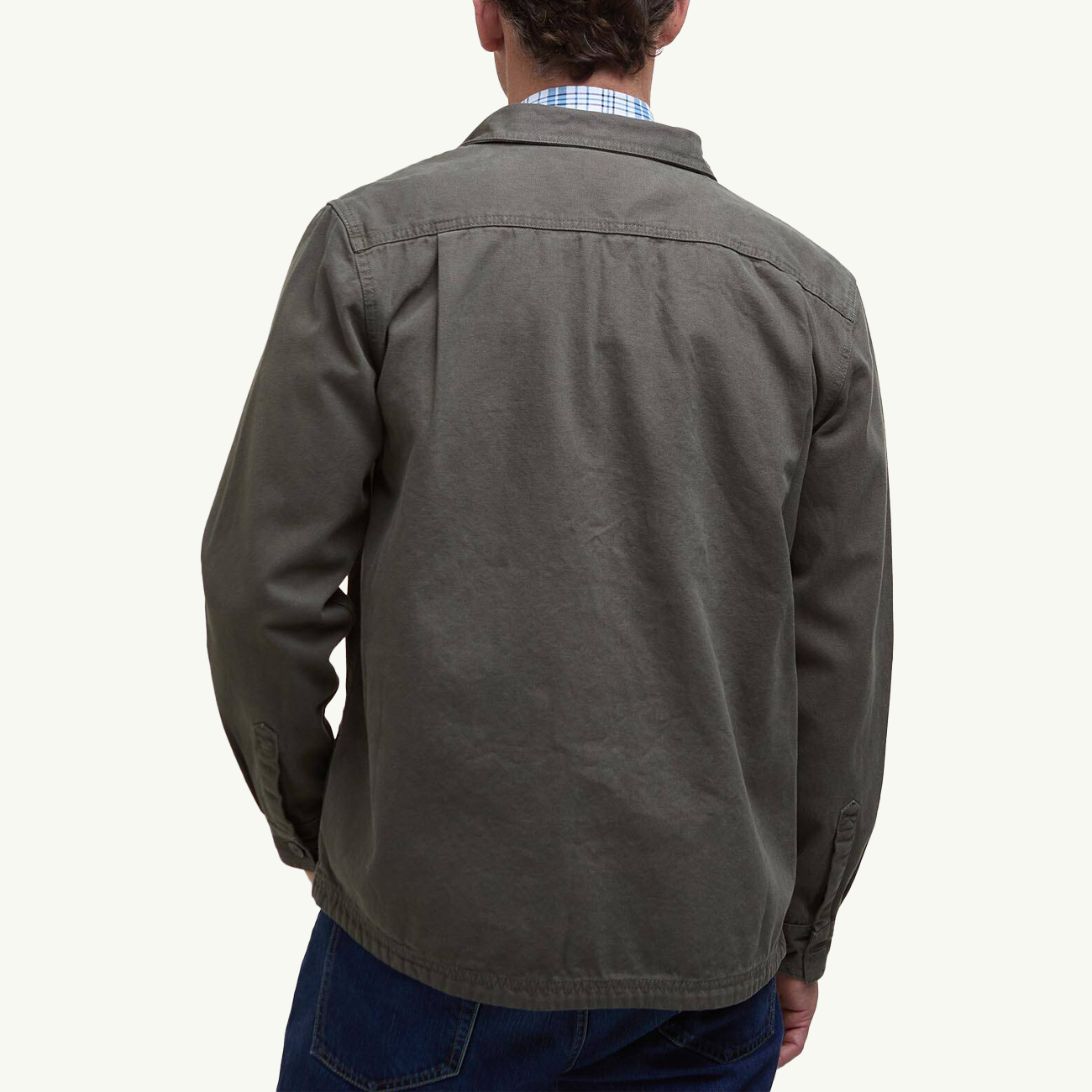Lingfield Canvas Overshirt - Fern