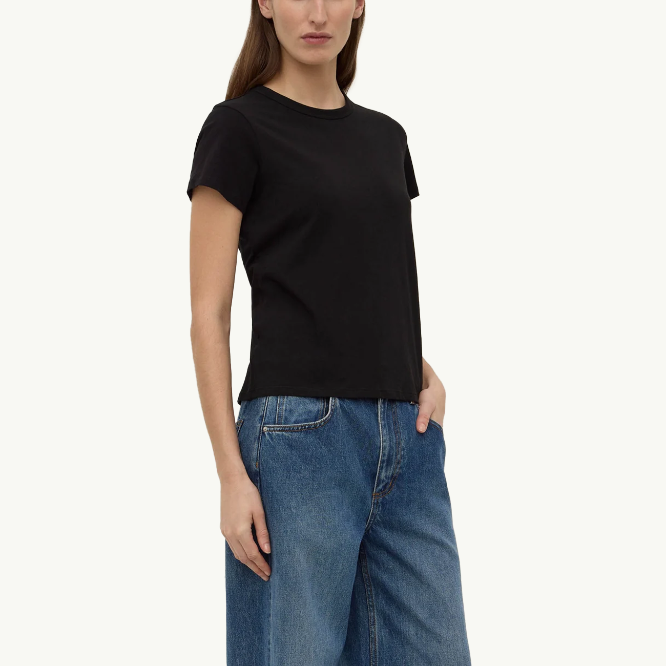 Indi Short Sleeve Tee - Black
