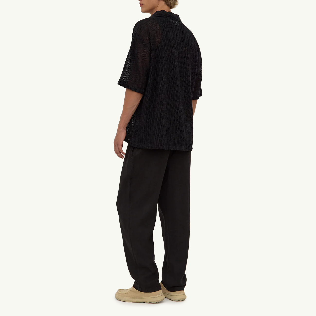 Tristan Short Sleeve Shirt - Black