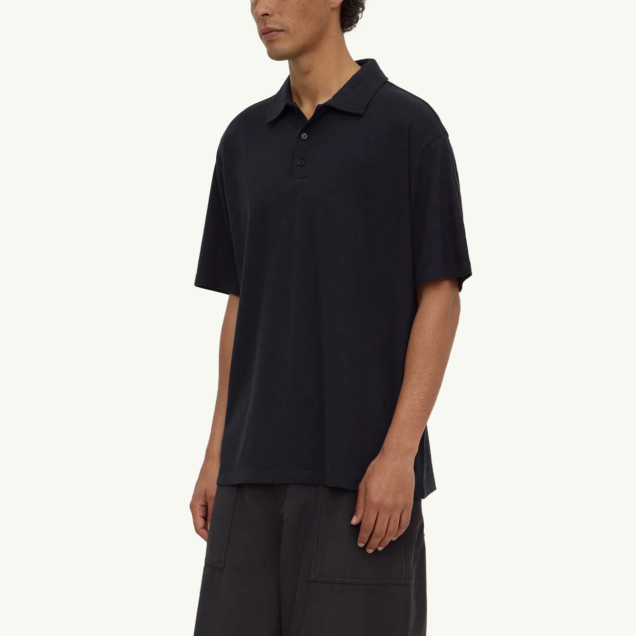 Alonzo Knit Polo - True Navy