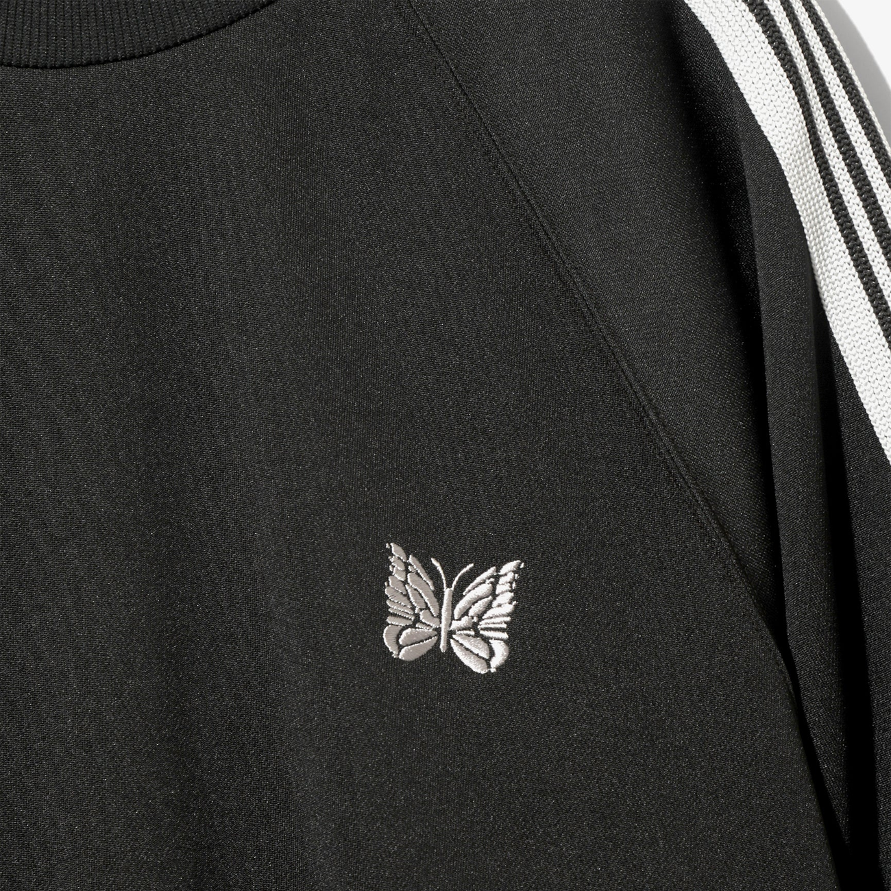 Women's Track Crew Neck Shirt Poly Smooth - Charcoal