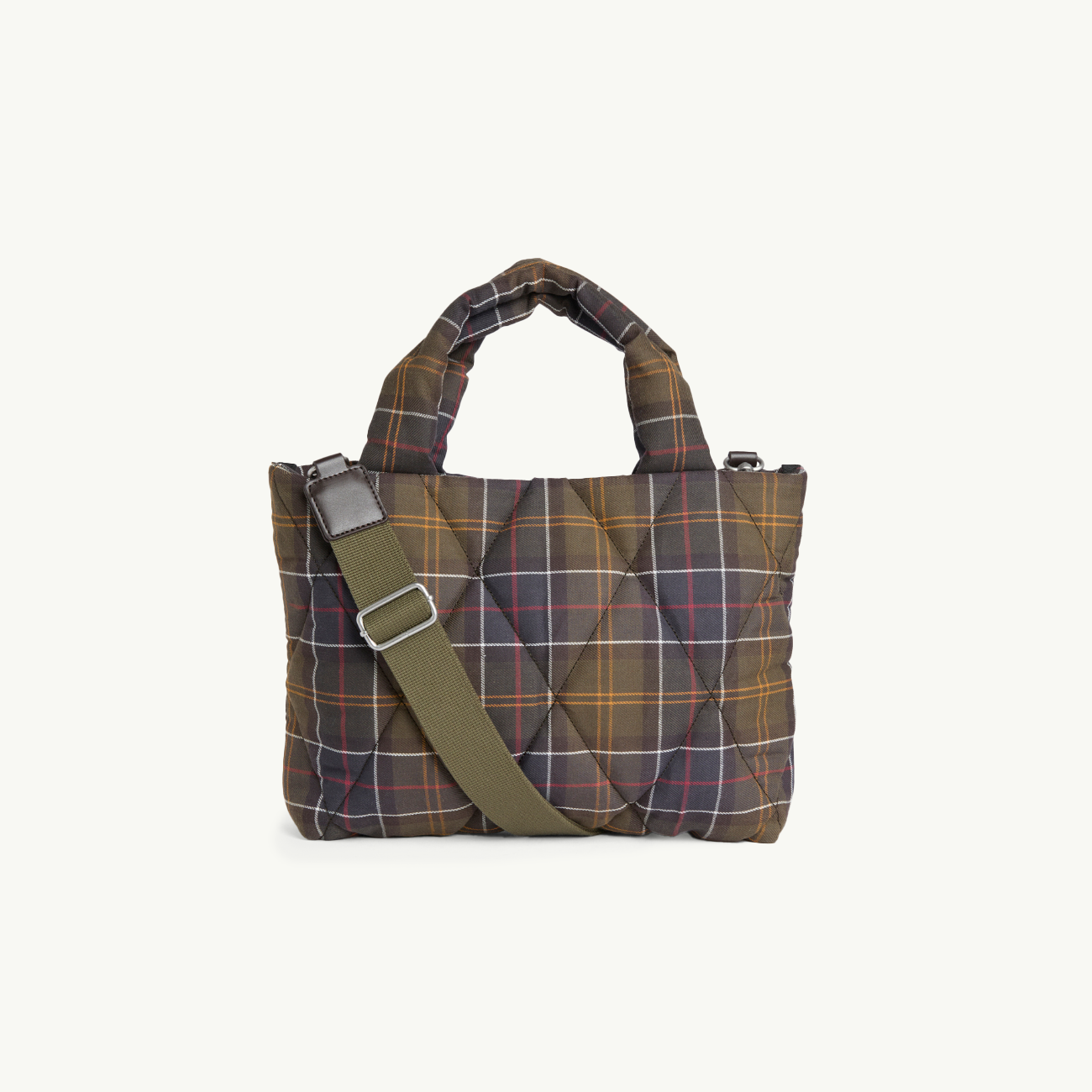 Barbour x A.P.C. Quilted Crossbody Bag - Classic Tartan