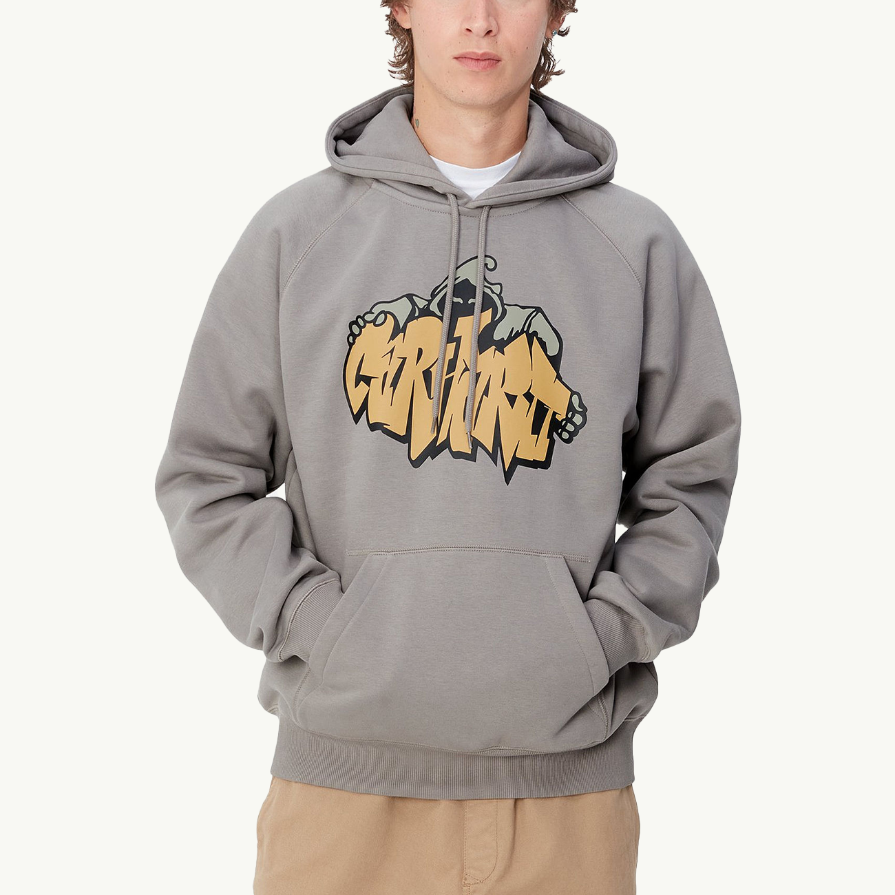 Hooded Yute Sweatshirt - Misty Grey