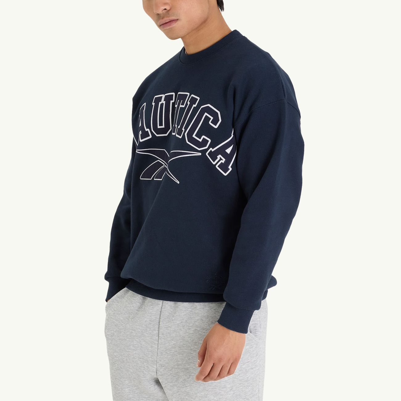 Nautica Japan x Reebok Heavyweight Crew Sweatshirt - Navy