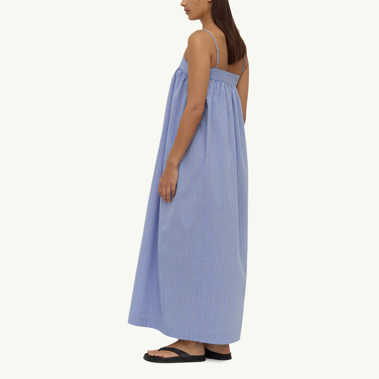 Erina Stripe Maxi Dress - Blue/White Stripe