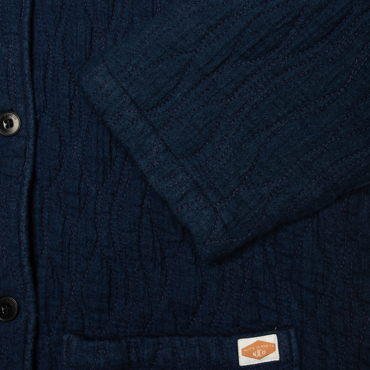 Sandra Jacket Indigo Quilt - Blue