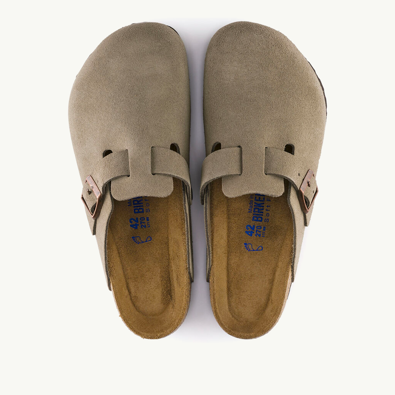 Boston SFB Suede Narrow - Taupe