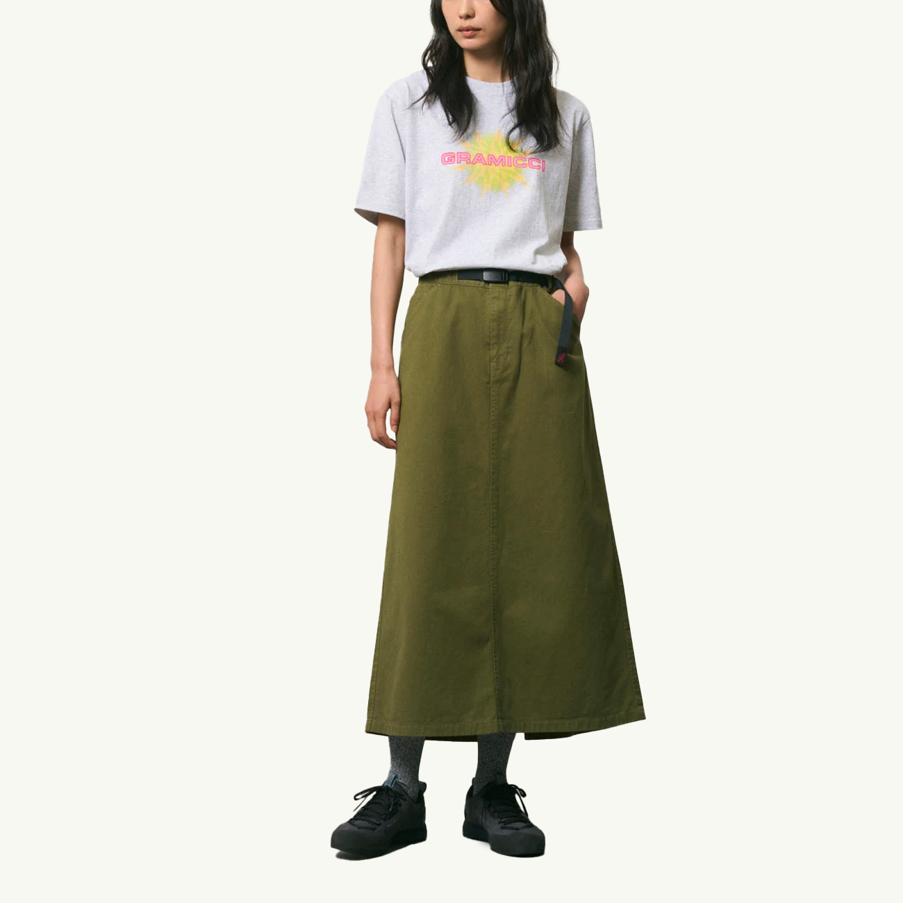 5-Pocket Skirt - Olive