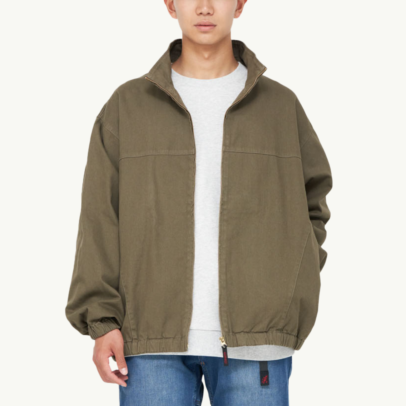 Twill Around Jacket - Dusky Olive