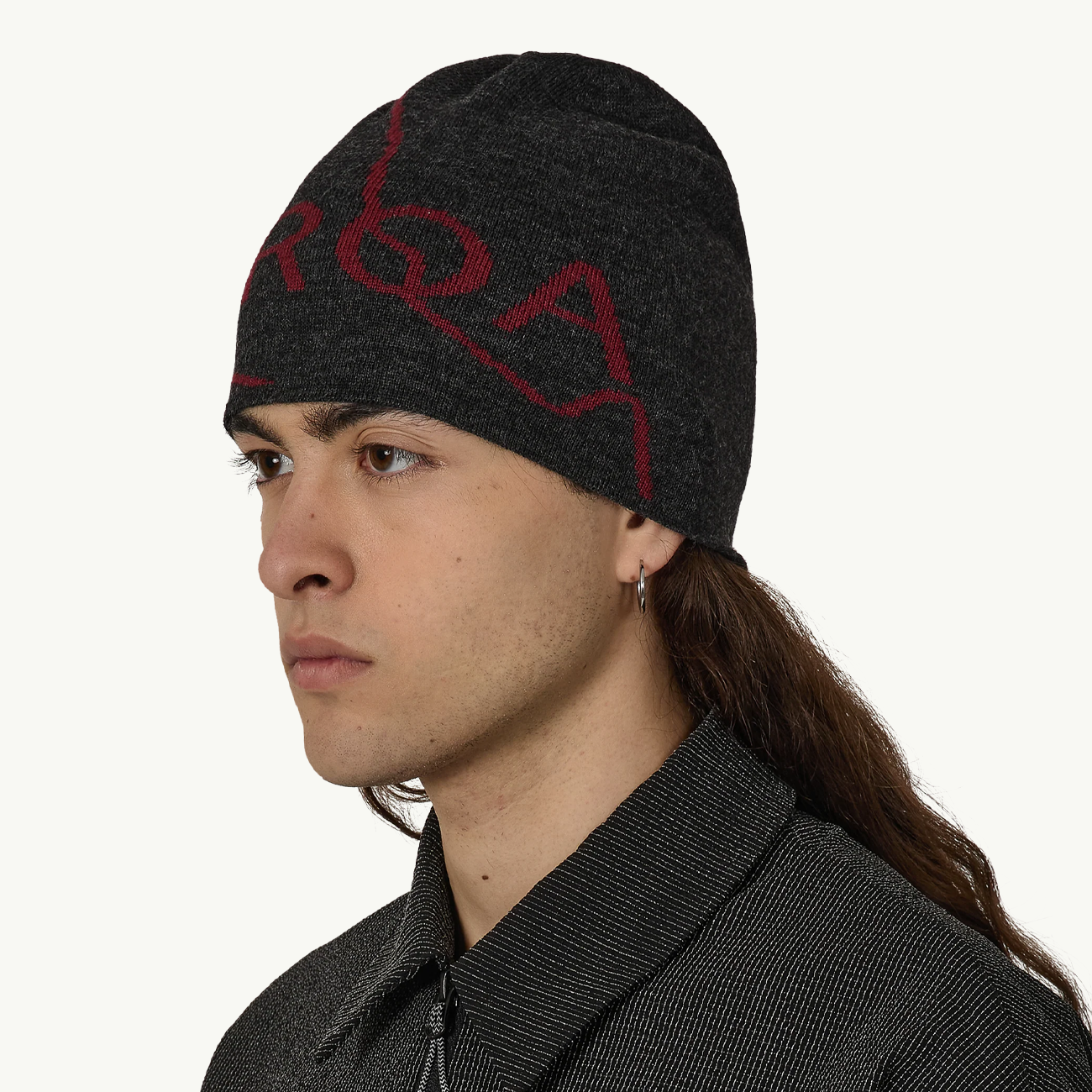 Logo Wool Beanie - Anthracite