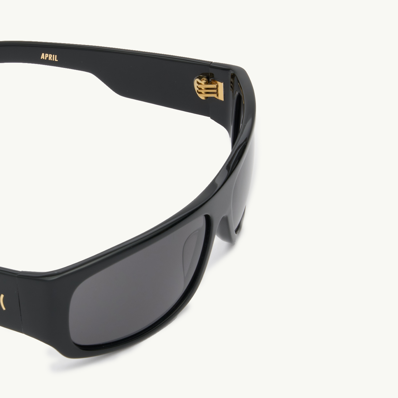 April - Solid Black/Black Lens