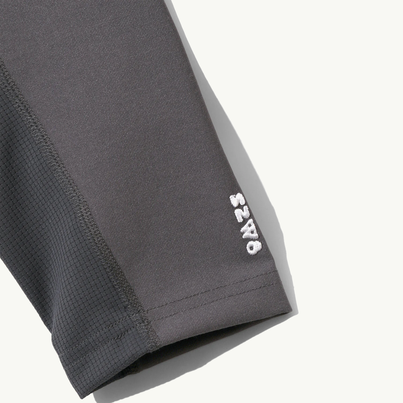 Base Layer Crew Neck Shirt Stretch Jersey - Charcoal