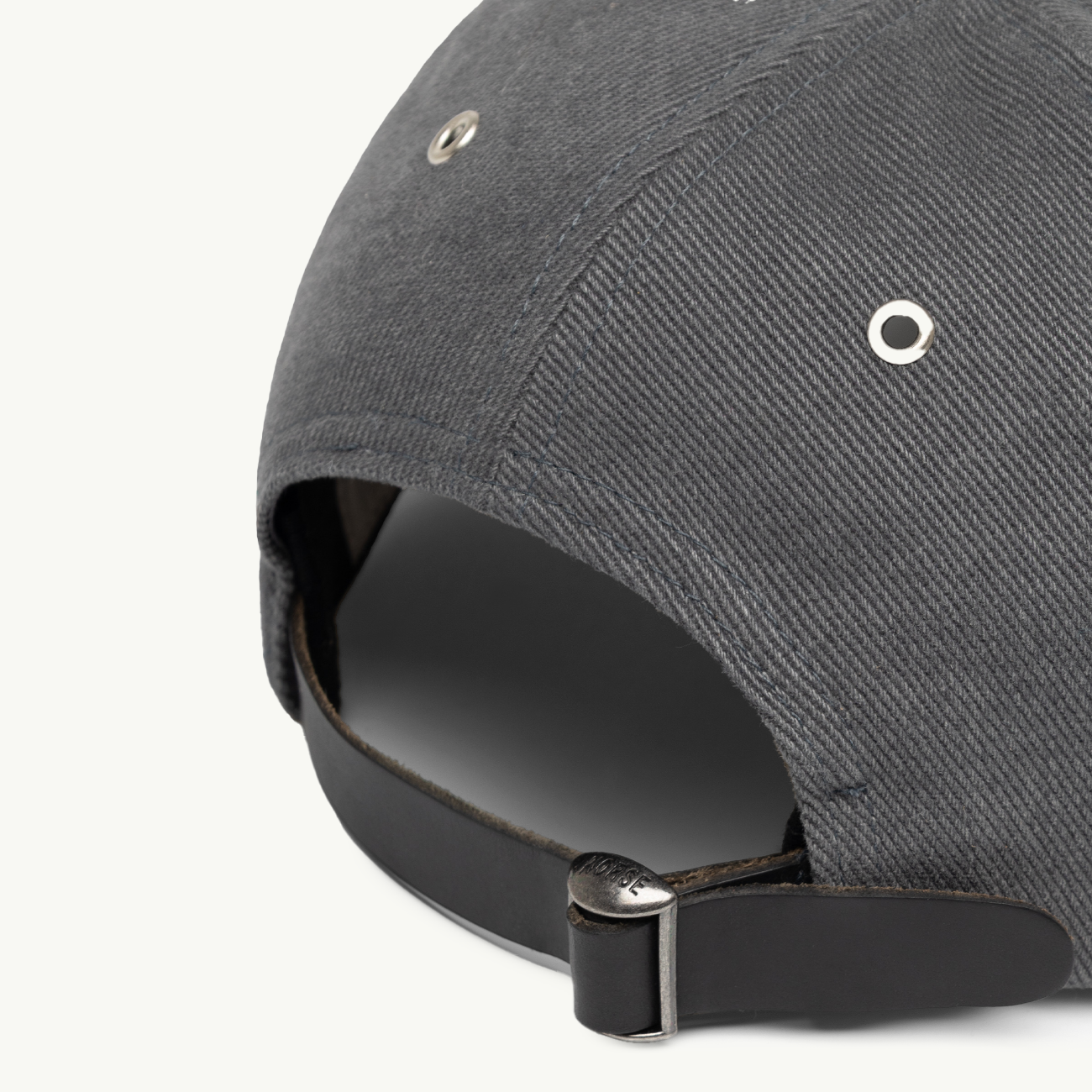 Bull Twill Denim 6-Panel Cap - Graphite