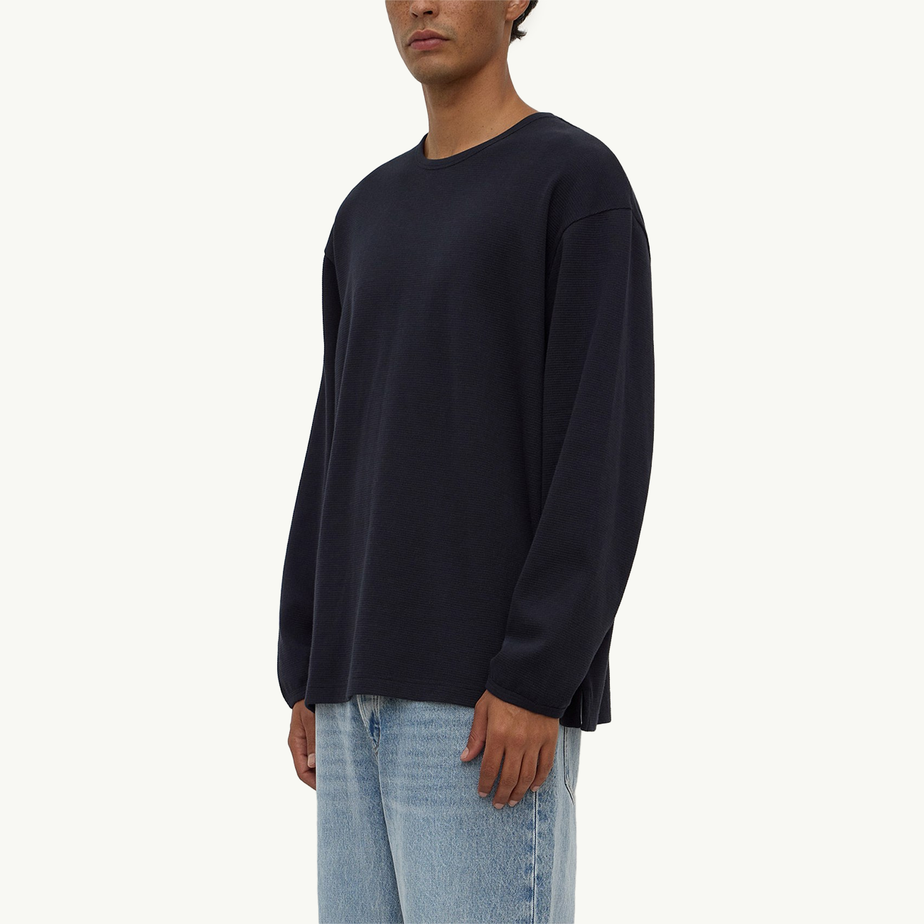 Layne Long Sleeve Tee - True Navy