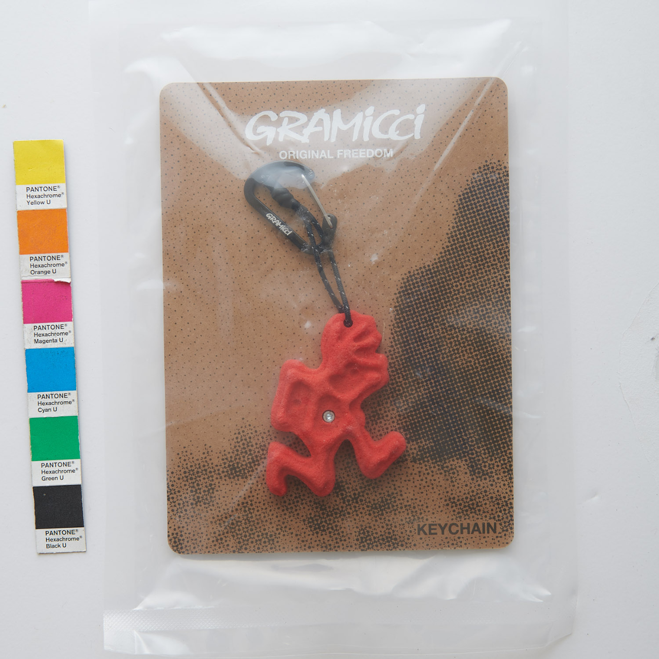 Running Man Climbing Key Chain - Gramicci Red