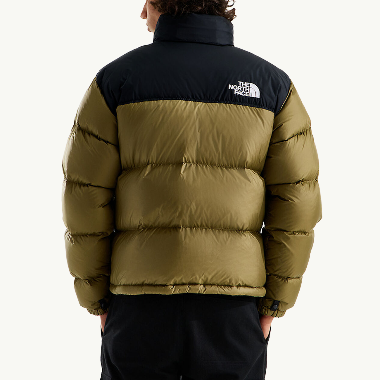 96 Retro Nuptse Jacket - Caraway Seed/TNF Black