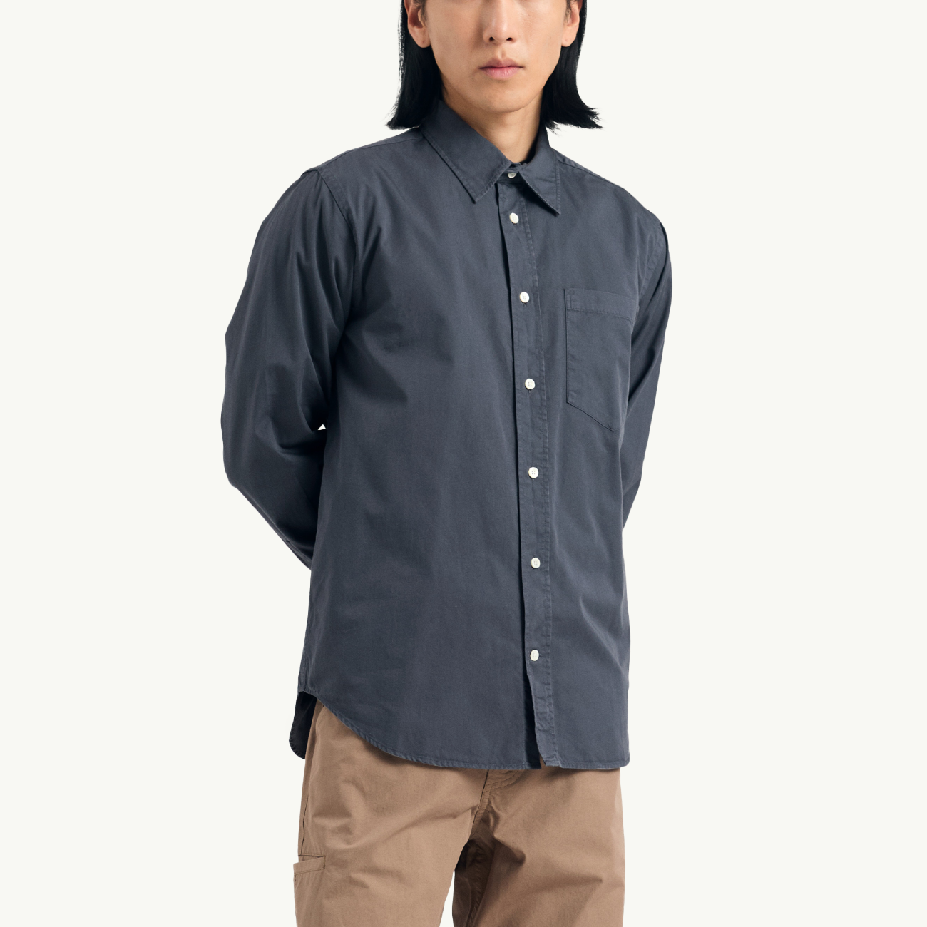 Algot Twill Shirt - Graphite